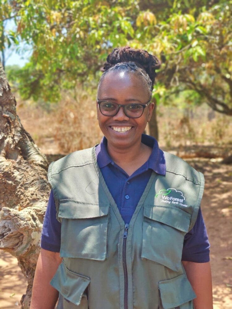 Dr. Fainess Lumbwe, WeForest Zambia’s Country Director.